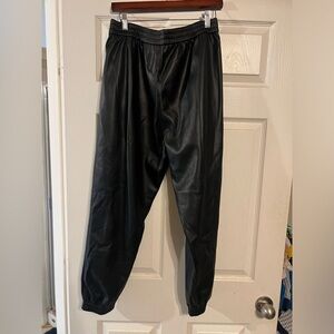 Zara faux leather pants